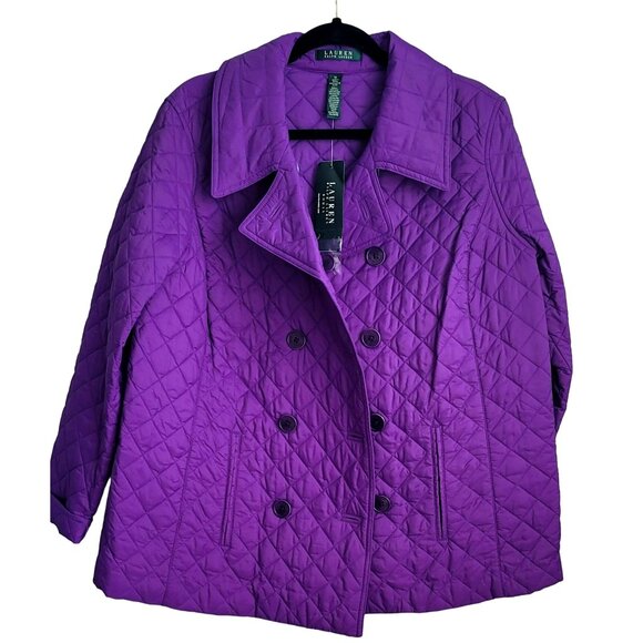 Ralph Lauren Quilted Double-Breasted Jacket (SKU 1122) - Picture 2 of 7